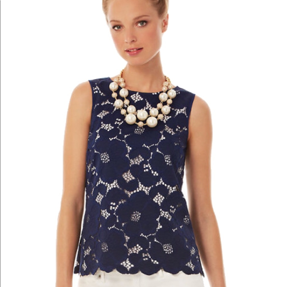 Lilly Piltzer lace Iona shell